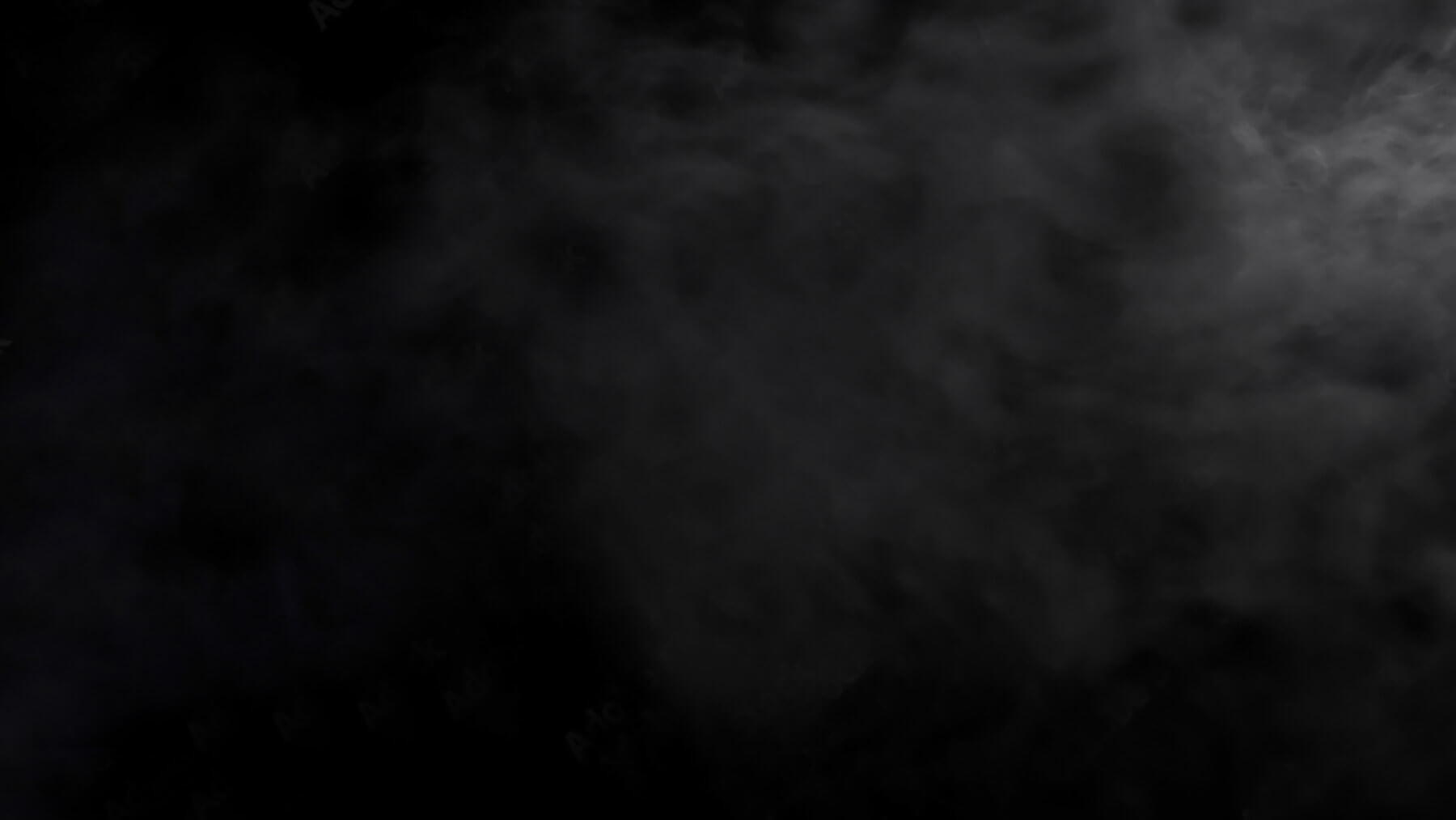 Qualm auf schwarzem Hintergrund